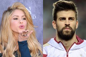  La artista colombiana Shakira y el exfutbolista español Gerard Piqué.