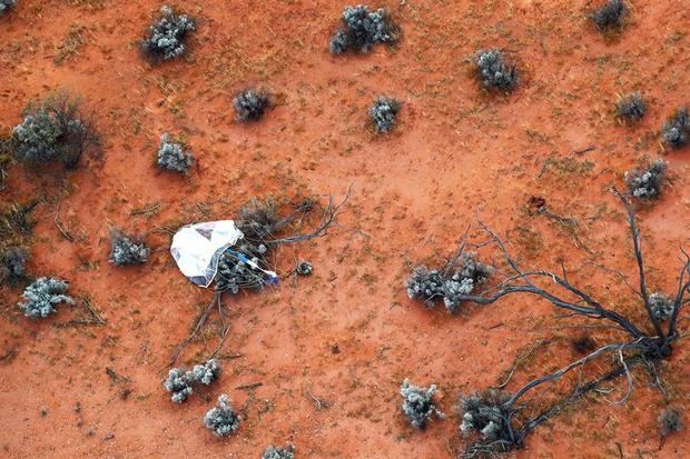 Aterriza una cápsula espacial con pistas sobre el origen del Sistema Solar.