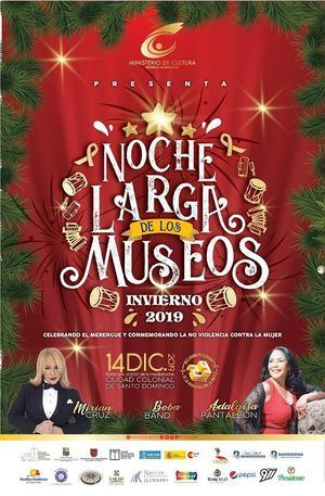 Invitación del evento “Noche Larga de los Museos, versión invierno 2019”.