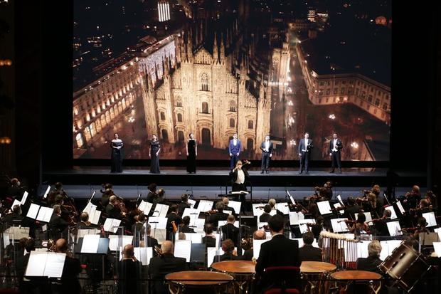 Fotografía facilitada por el Teatro alla Scala de Milán. La ópera de La Scala de Milán ha renunciado este año a la tradicional representación con la que inaugura siempre su temporada lírica.