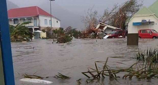 Desastre en El Caribe, producido por el impacto del huracán María. 