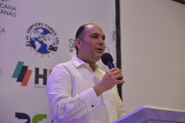 director general de Aduanas (DGA), Enrique A. Ramírez Paniagua, en la ceremonia inaugural del IV Congreso Internacional de Operadores Económicos Autorizados.