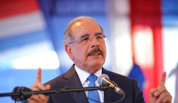 El presidente Danilo Medina .