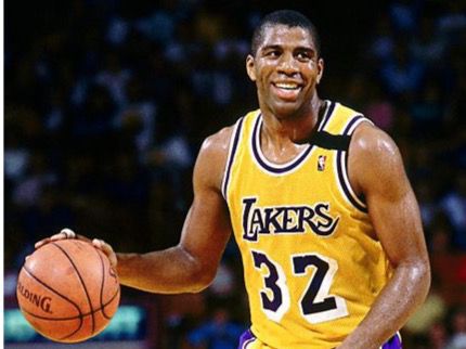 Cinco veces campeón de la NBA, Earvin “Magic” Johnson