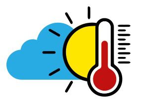 Chubascos aislados por el viento del este-sureste…temperaturas calurosas