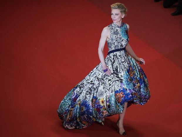 Cate Blanchett llega a la proyección de la película 'Cold War' en el Festival de Cine de Cannes. 