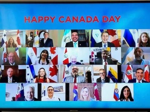 Embajadas latinoamericanas realizan concierto virtual en Día de Canadá.