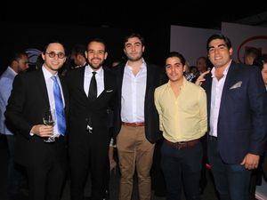 Sebastián Peña, Misael Gúzman, Carlos Seliman, Andrés Ciaccio y Héctor Evert.