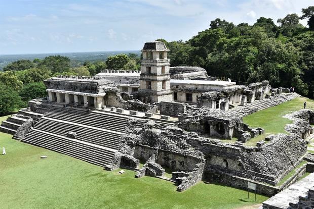 Imagen de archivo de las ruinas de la ciudad de Palenque, en el estado de Chiapas, México.