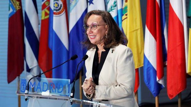 En la imagen la secretaria general Iberoamericana, Rebeca Grynspan.
