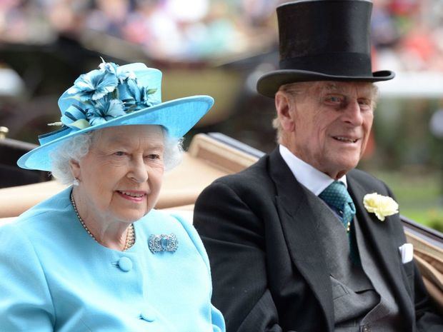 La reina Isabel de Inglaterra y el duque de Edimburgo.