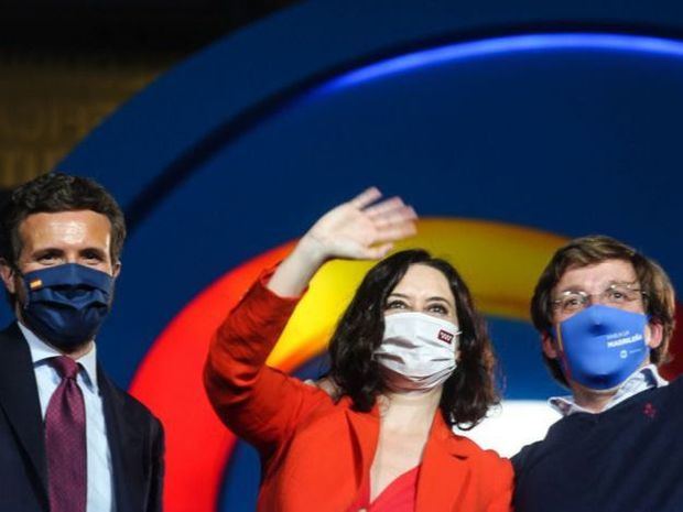El conservador PP obtiene una amplia victoria en Madrid, según encuestas.