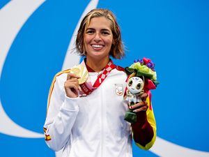 La española Michelle Alonso, en los Juegos Paralímpicos de Tokio, en los que además batió el récord del mundo que ella misma poseía. 