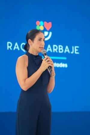 La señora Raquel Arbaje, primera dama de la República Dominicana.