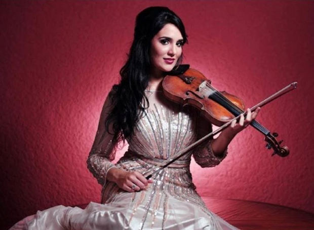 La violinista Aisha Syed .
