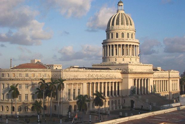 El capitolio de La Habana, Cuba. 