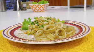 Calamares y quinoa