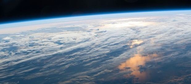 La capa de ozono vista desde el espacio.