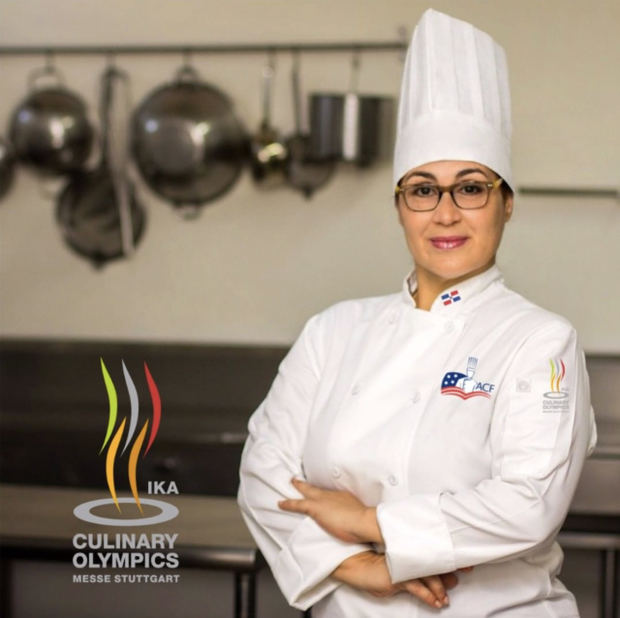 La Chef Ana Lebrón, Recientemente calificó para representar a República Dominicana en las olimpíadas culinarias 2020, IKA.