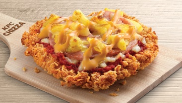 Delicioso Kentucky Chizza Sándwich.