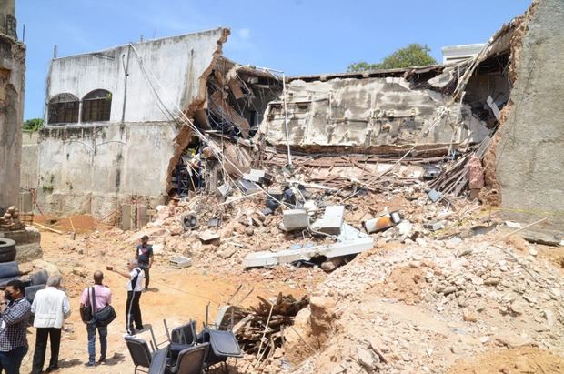 El derrumbe del edificio del Codia no causó víctimas.