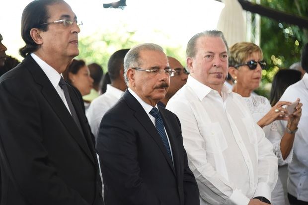 El acto estuvo encabezado por el presidente de la República, Danilo Medina, y varios funcionarios del Gobierno. 