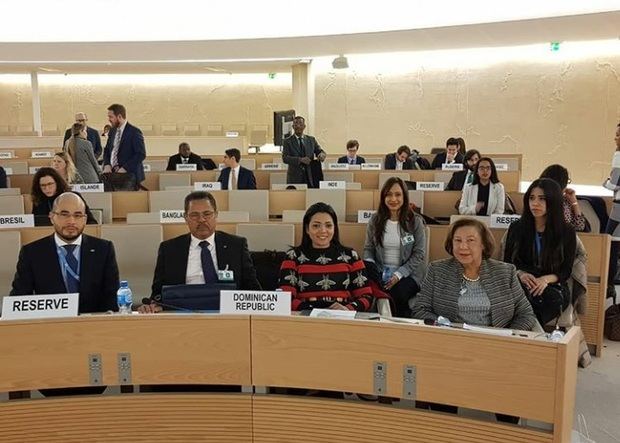Delegados de la Procuraduría General de la República, ante el Consejo de Derechos Humanos de las Naciones Unidas, celebrado en Ginebra, Suiza.