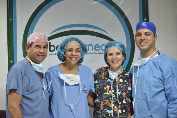 Dr.Miguel Angel Lopez, Dra. Ana Beato, Dra. Mara Teresa Salazar y Dr.Juan Batlle Logroño.