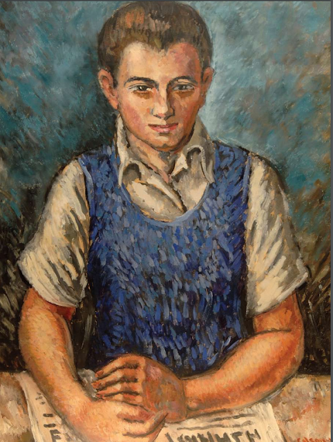 El Lector. C. 1942, Óleo sobre cartón, 66 x 52 cm. Imagen: Museo Bellapart, Santo Domingo.