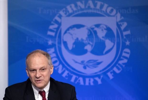 Alejandro Werner, director del Fondo Monetario Internacional (FMI) para América Latina, ofrece una rueda de prensa en Washington.
