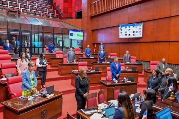 Sesión en el senado.