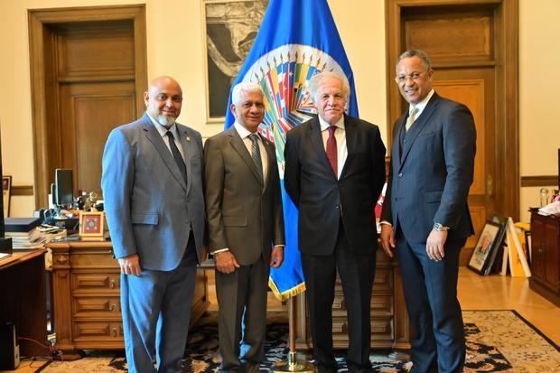 Presidente Senado se reúne en OEA con Luis Almagro.