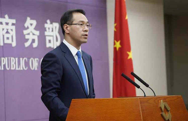 Gao Feng, vocero del Ministerio de Comercio de China.