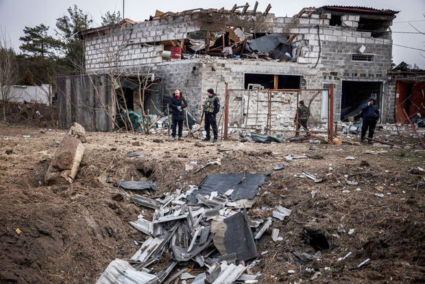 Imogene de la destrucción que sufre Ucrania al día de hoy.