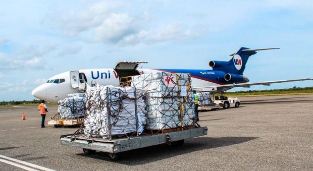 La Cruz Roja enví­a segundo cargamento de ayuda humanitaria a Haití.