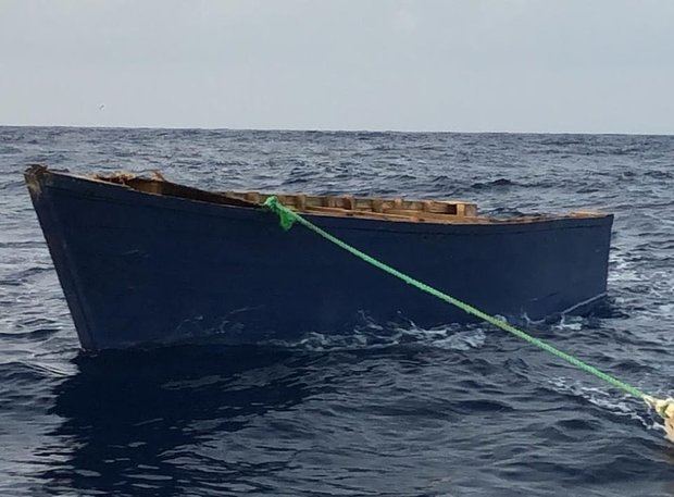 operación conjunta de búsqueda y rescate, en el día de ayer lunes 07 de octubre 2019, la Armada de República Dominicana con el apoyo de la Guardia Costera de los EE. UU.