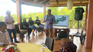 Ejecutivos del Grupo Empresarial Desarrollo Ecoturístico Jarabacoa.