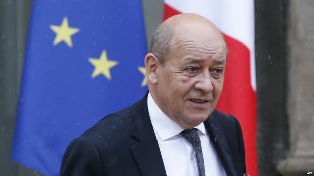 Jean-Yves Le Drian, ministro de Relaciones Exteriores de Francia 