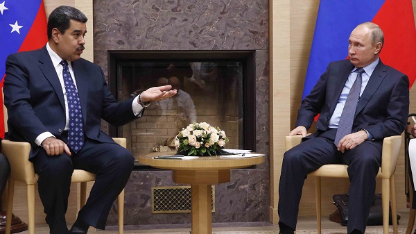 Maduro arranca a Putin apoyo diplomático