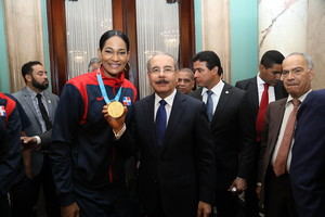 Pamela Rodríguez (Karate), una de las diez medallas de oro que fueron ganadas.