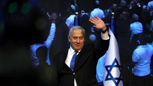 Primer ministro israelí en funciones, Benjamín Netanyahu.