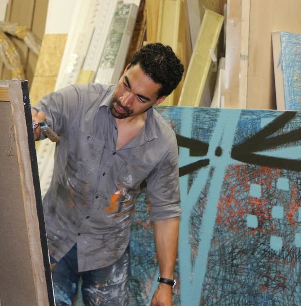 Pintor y gestor cultural dominicano Oscar Abreu.