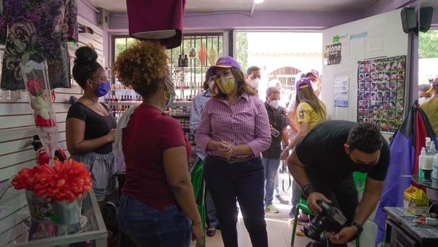 Margarita Cedeño inicia en La Victoria su campaña electoral