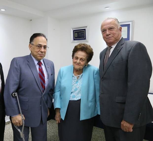 Celso Marranzini, Mary Pérez de Marranzini y Arturo Pérez