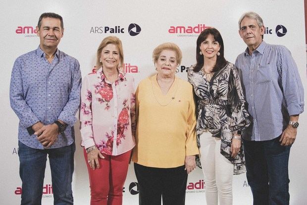Jaime Herrera, Patricia González de Bergés, Amada Pittaluga de González, Mirla Estévez, Paul Martinez