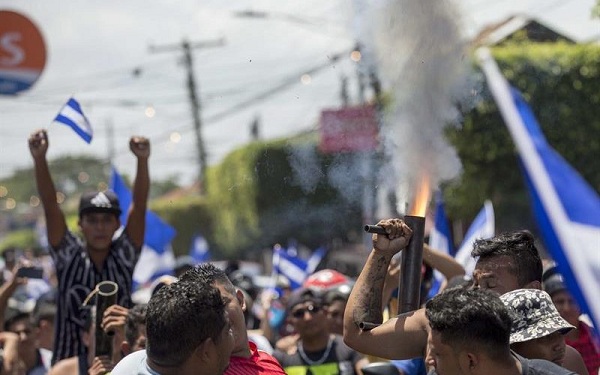 Protestas recientes en Nicaragua