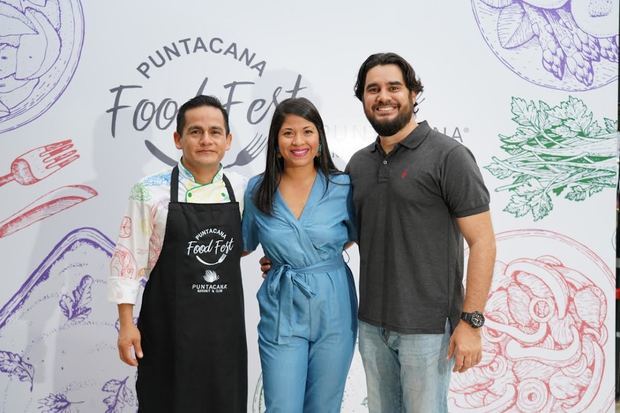 Chef Carlos Robles, Carmin Guzmán y Marino Ramírez.