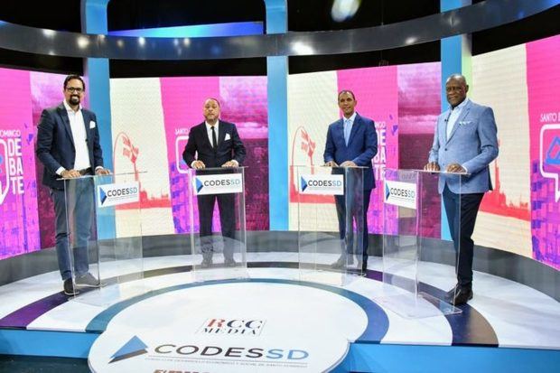 Cuatro candidatos a Alcaldía del DN exponen planes en Santo Domingo Debate.