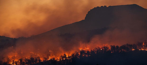 El cambio climático aumenta el riesgo de incendios forestales.