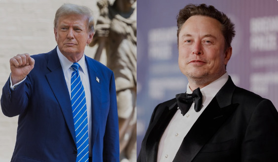 Donald Trump y Elon Musk.